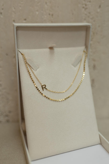 Choker Letra Dourado