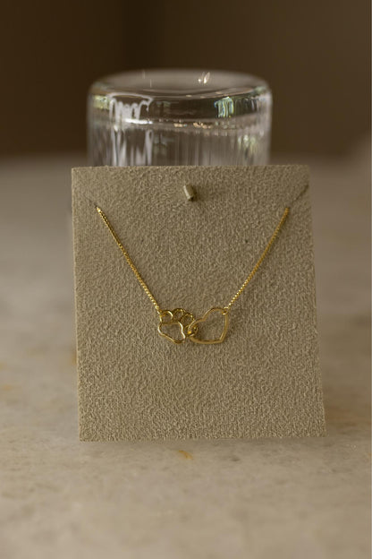 Colar Love Pet Dourado