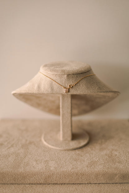 Colar Escapulário Infantil Clássico Dourado