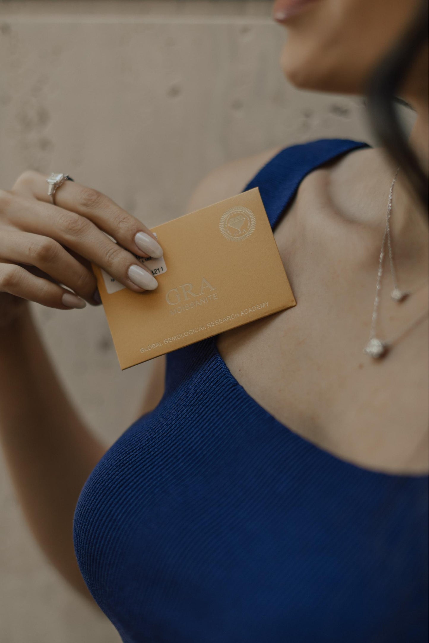 Colar Ponto de Luz Moissanite Luxo 8mm