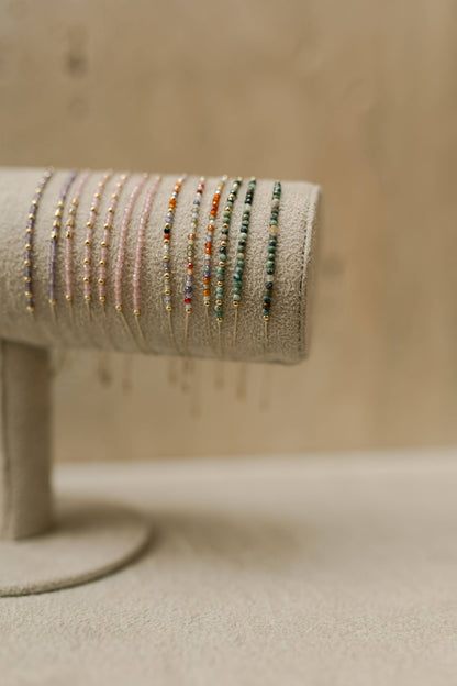 Pulseira Seda Shambala Turmalina
