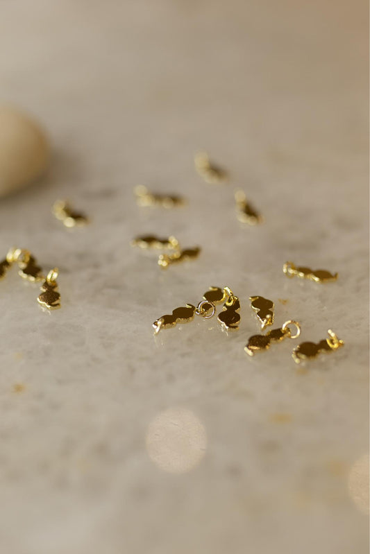 Pingente Pet Gato Dourado
