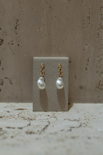 Brinco Elos Pérola Dourado