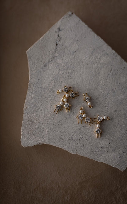 Colar Filhos com Pérolas Dourado