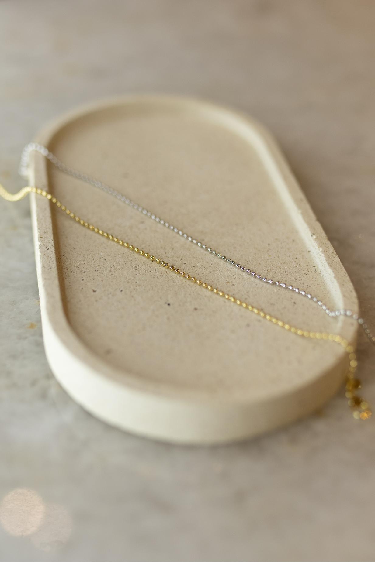Pulseira Minimalista De Bolinhas Dourado