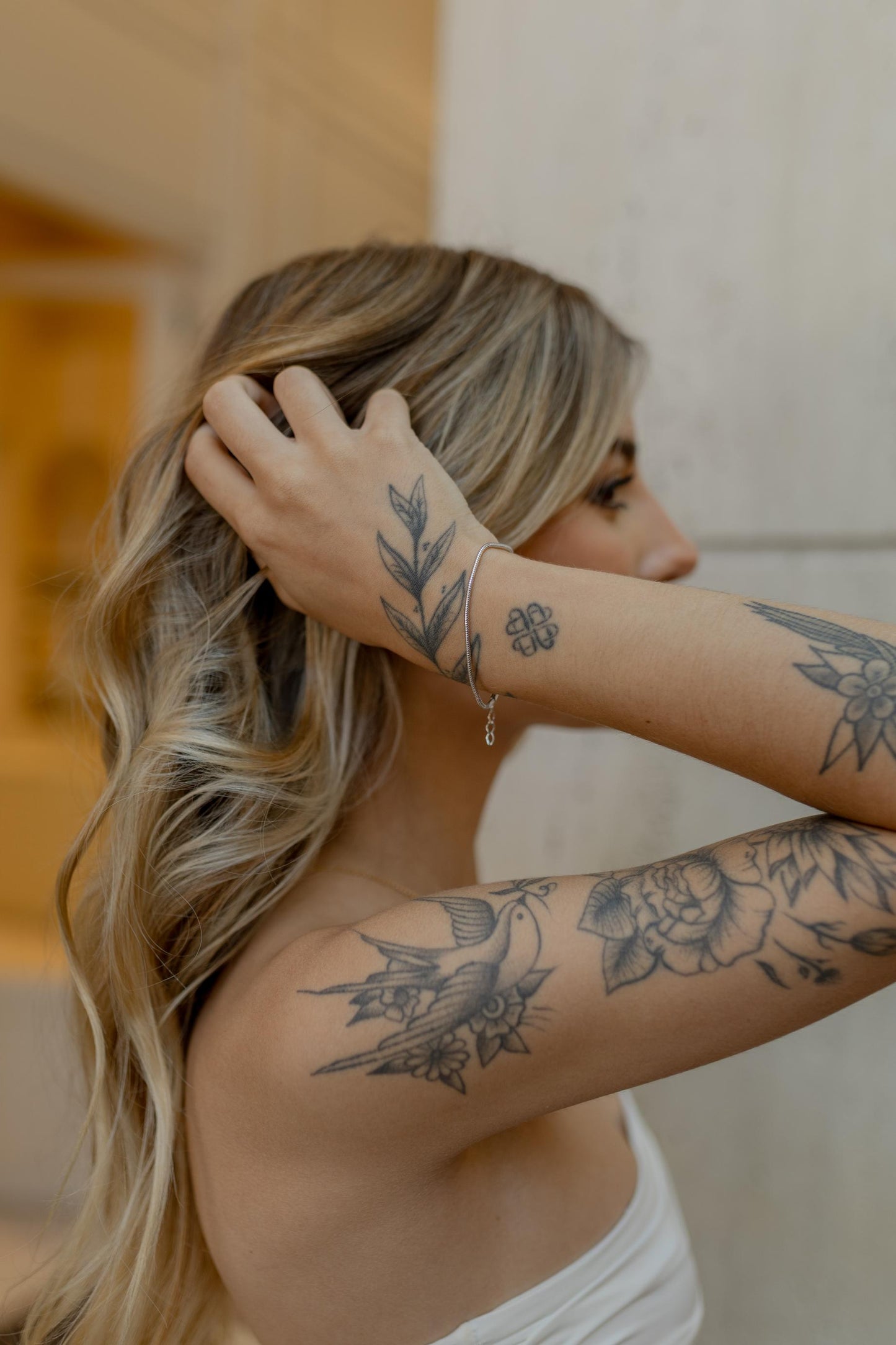 Pulseira Snake 1.9mm Ródio Branco