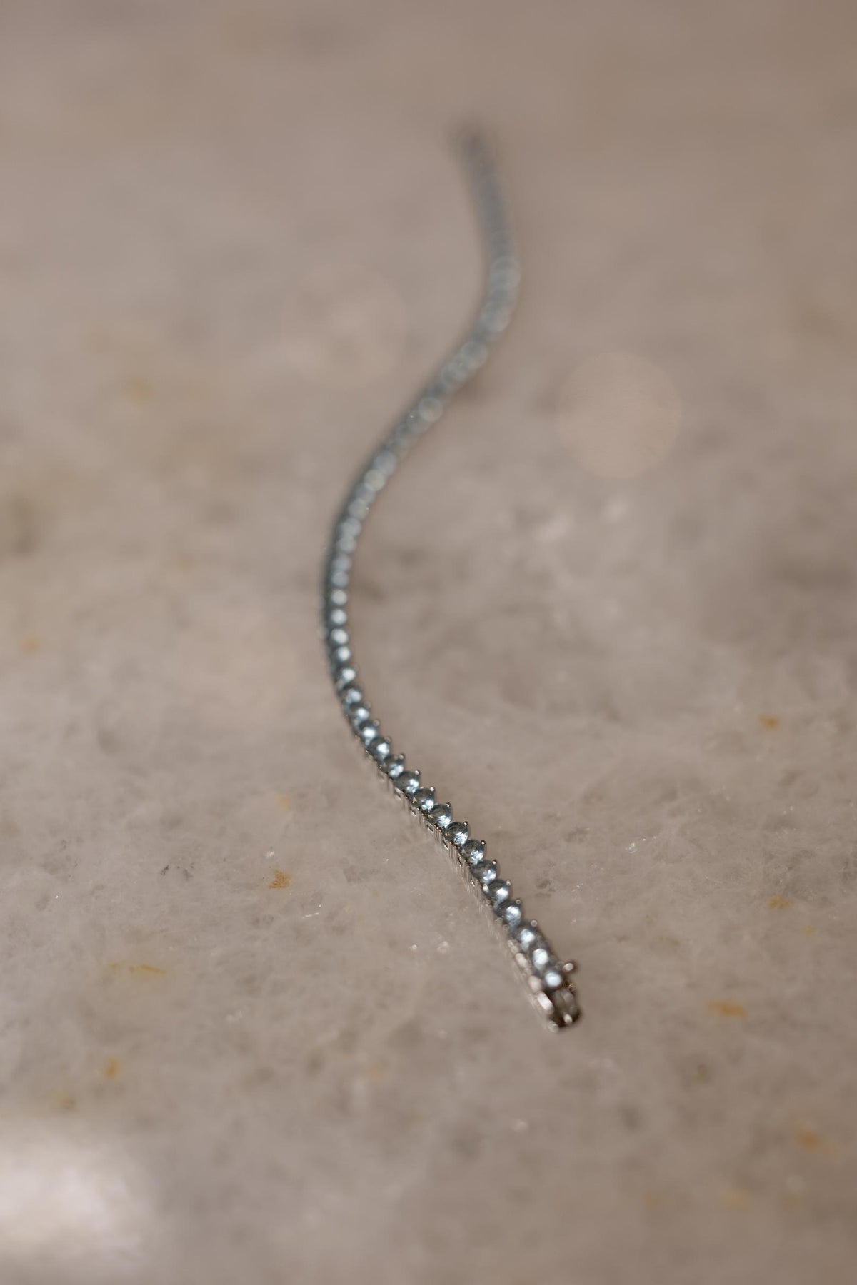 Pulseira Riviera Acqua 3mm Ródio Branco