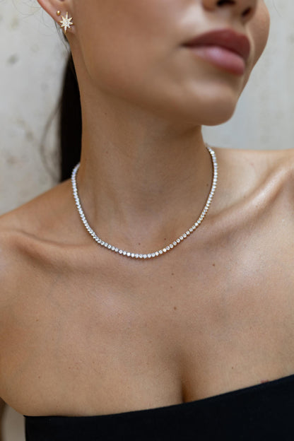 Colar Riviera 3mm 40cm Mix de Banhos