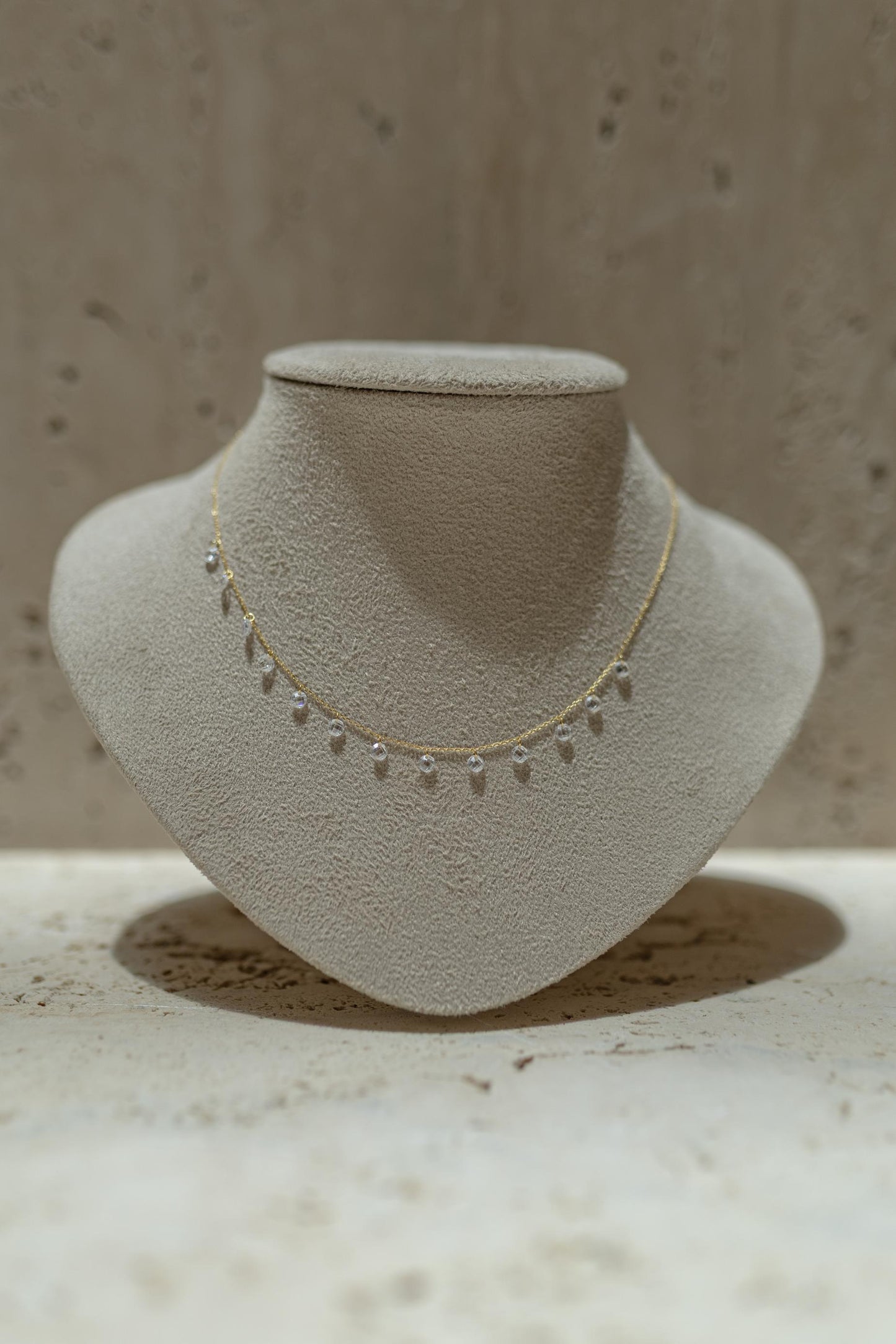 Colar Choker Zircônias Cristal Prata 925