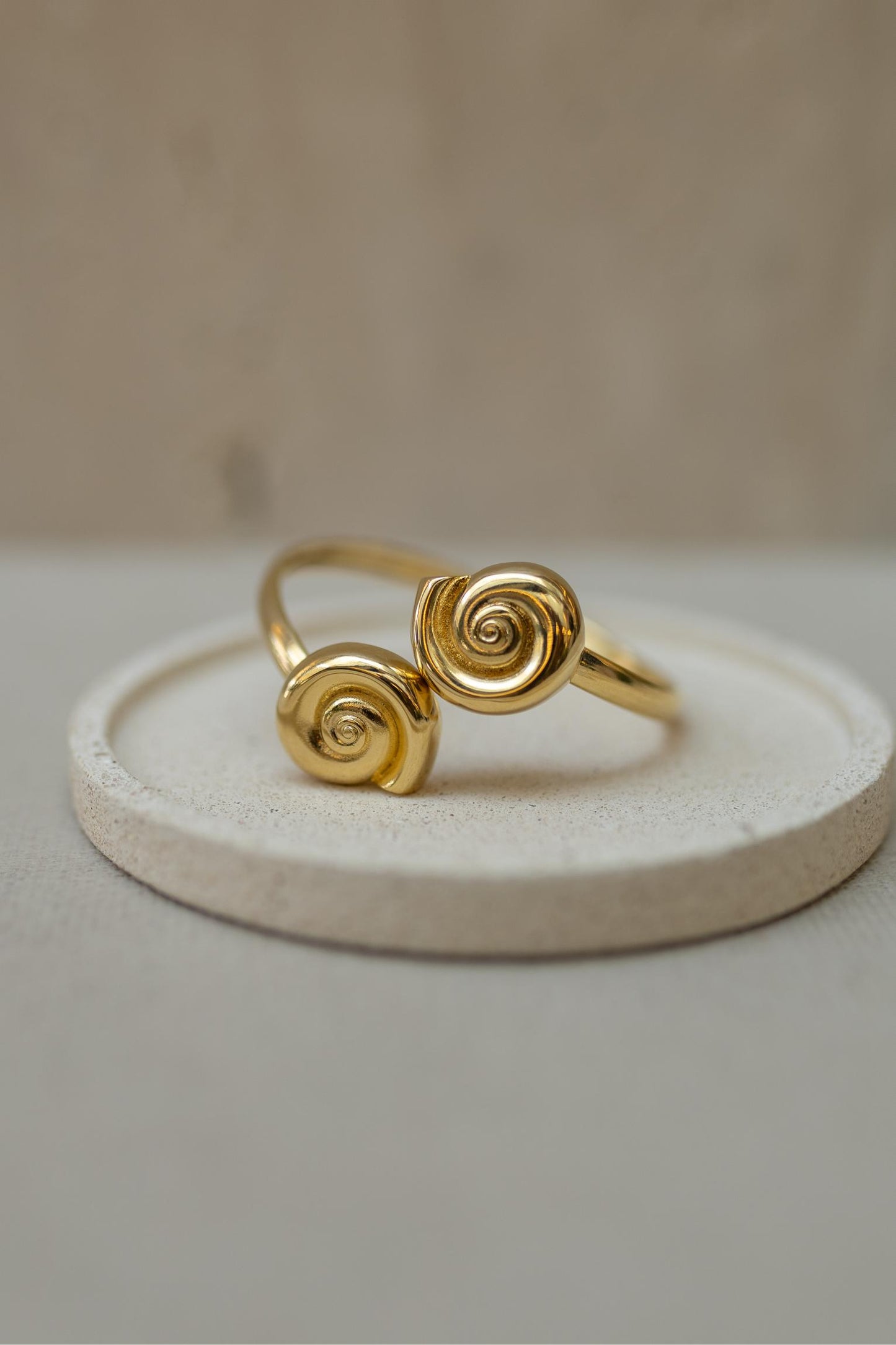 Bracelete Caracol Dourado