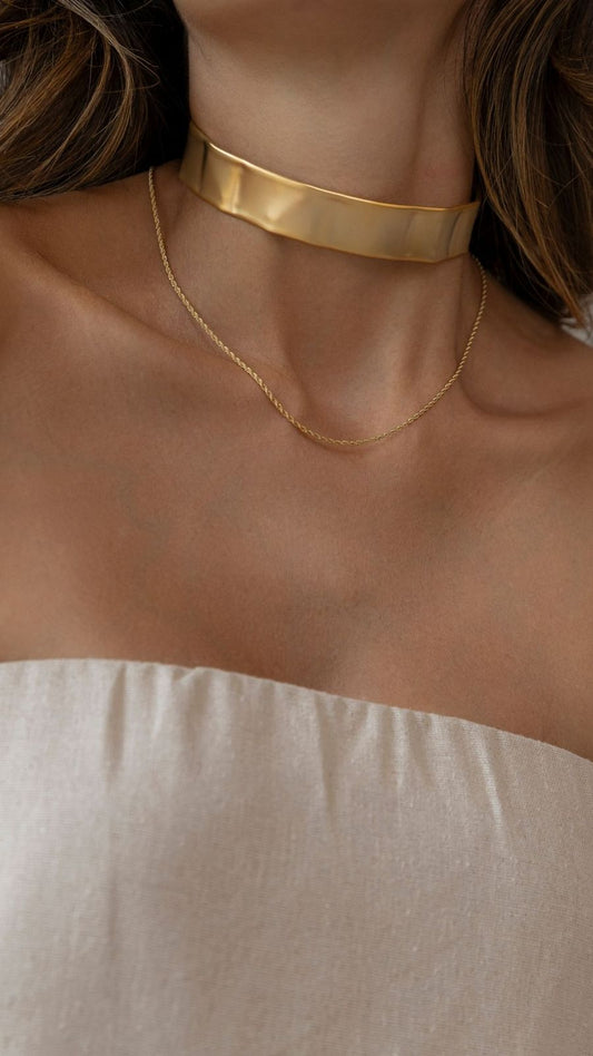 Colar Cordão Baiano 2mm Dourado