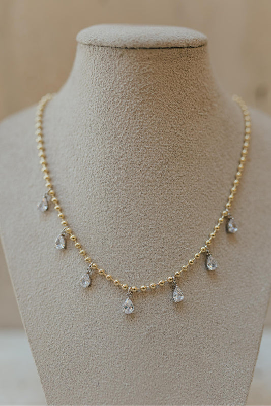 Colar Choker Bolinhas 7 Gotas Mix De Banhos