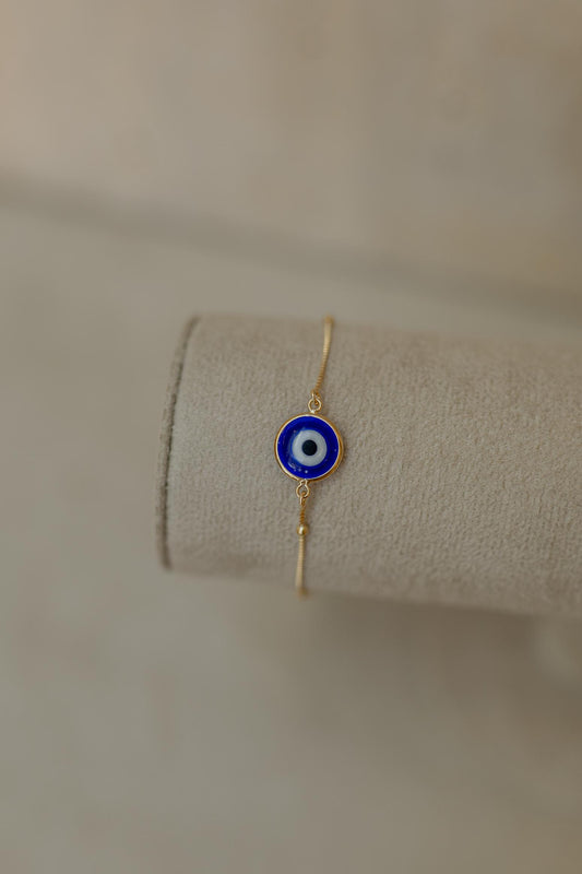 Pulseira Olho Grego Dourado
