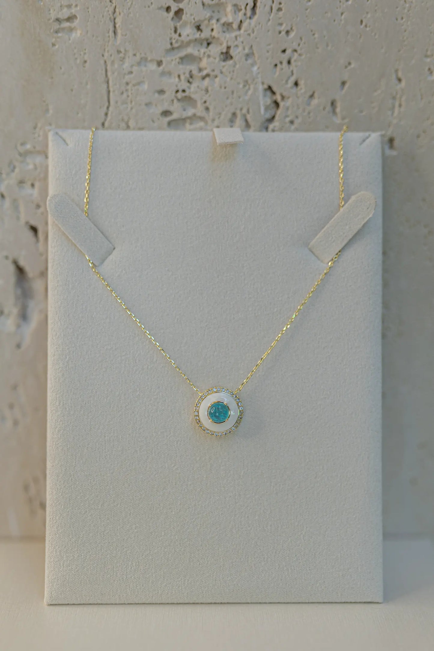 Colar Rainbow Esmaltado Dourado