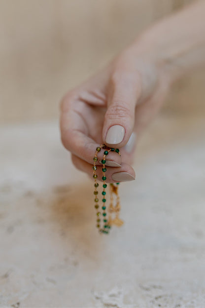 Pulseira de Escapulário Tradicional Dourado