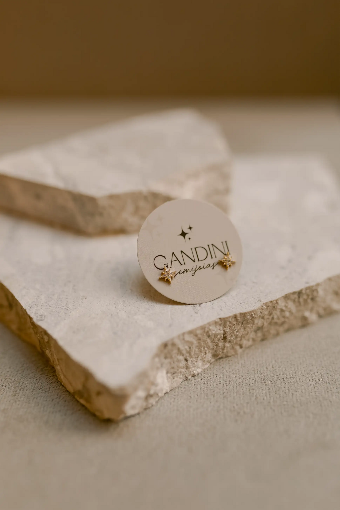 Brinco Mini Star Dourado