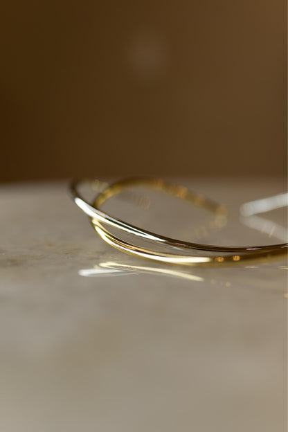 Choker Aro Tubo Liso Ródio Branco