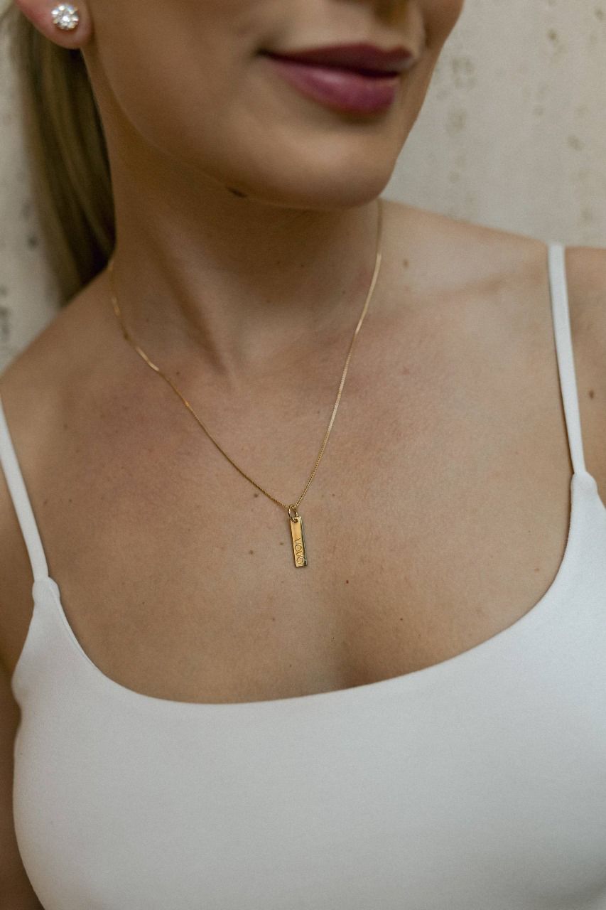 Colar com Pingente Vovô Ouro