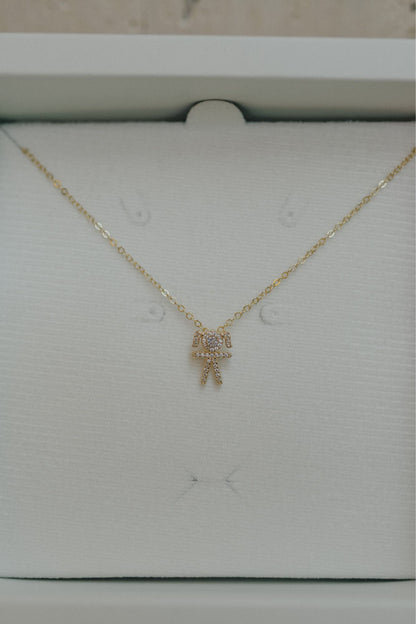 Colar Filhos Cravejados Dourado