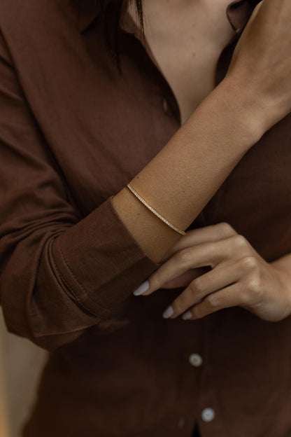 Bracelete Slim Cravejado