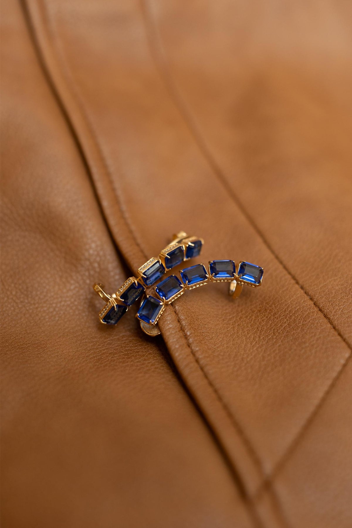 Brinco Ear Cuff Glam Zircônias