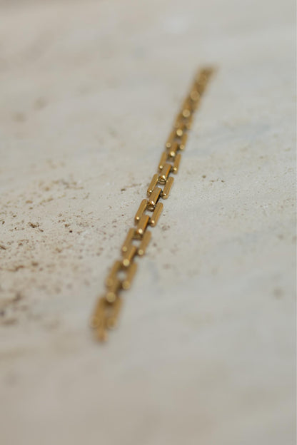 Pulseira de Elos Dourado