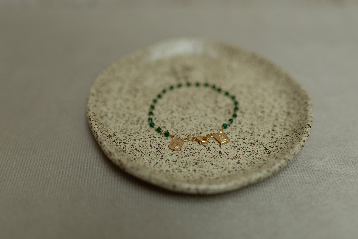 Pulseira de Escapulário Tradicional Dourado