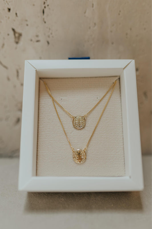 Colar Escapulário de São Bento