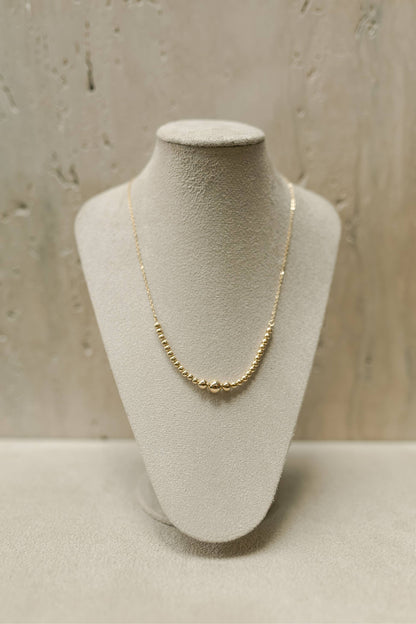 Colar de Bolas Dourado