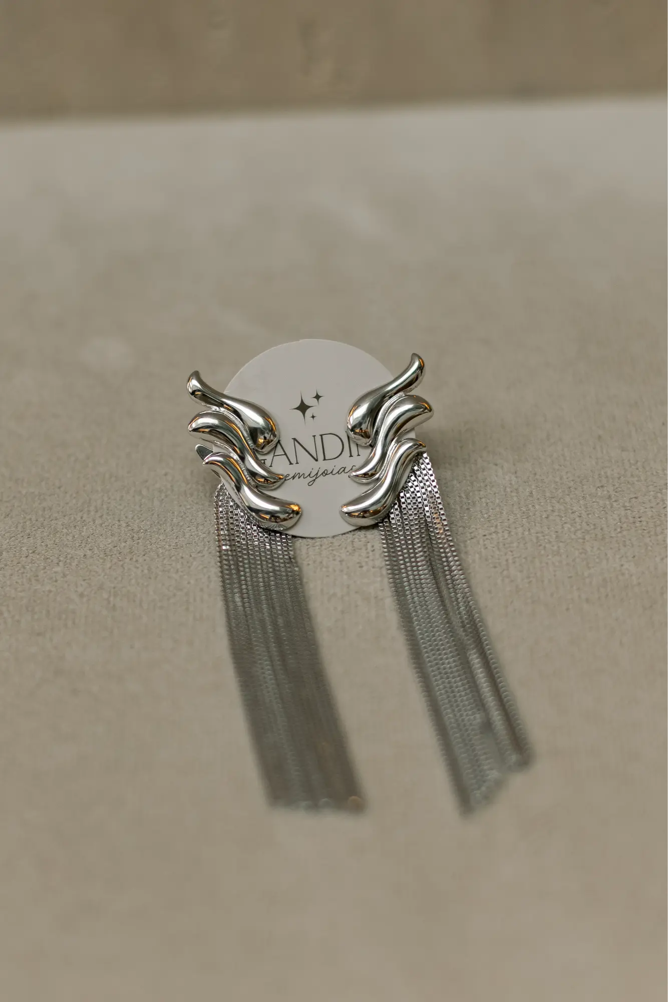 Brinco Orgânico 3 Ondas com Franja