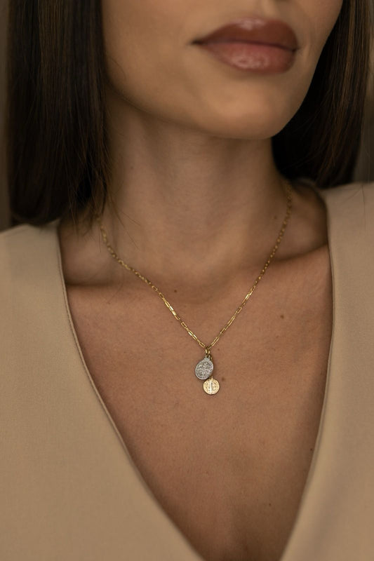 Colar Mini Medalhas de São Bento