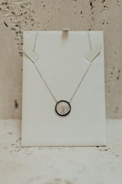 Colar São Bento Prata 925 Ródio Branco