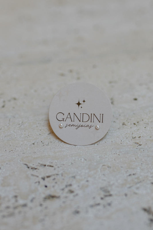 Brinco 3mm Pérola Prata 925