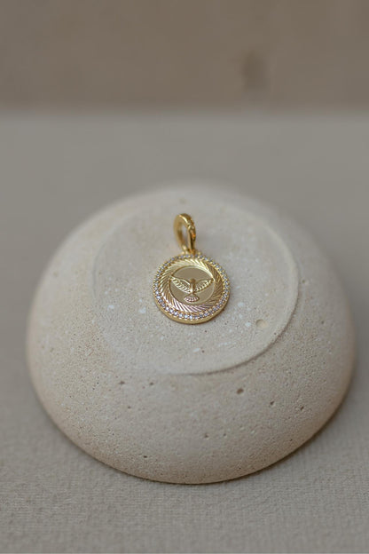 Pingente Espírito Santo Dourado