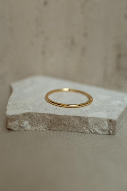 Bracelete Liso Fechado Dourado