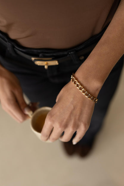 Pulseira Elos Ouro Vintage