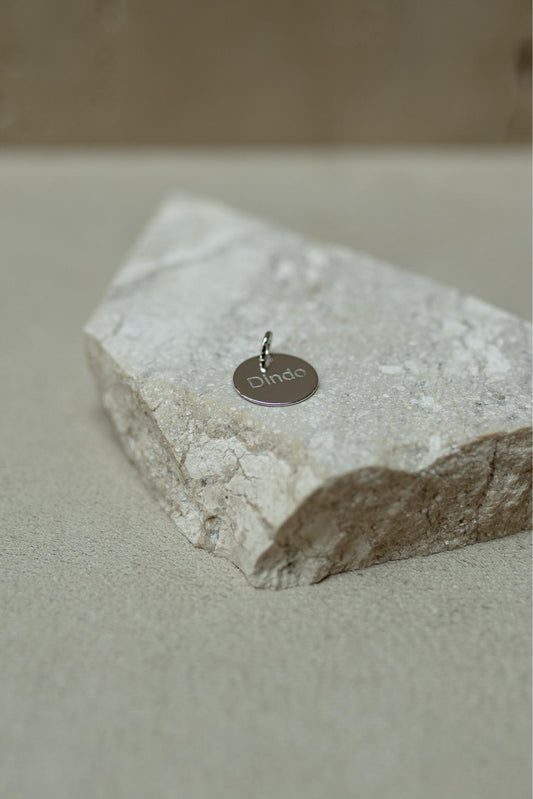 Pingente Dindo Ródio Branco