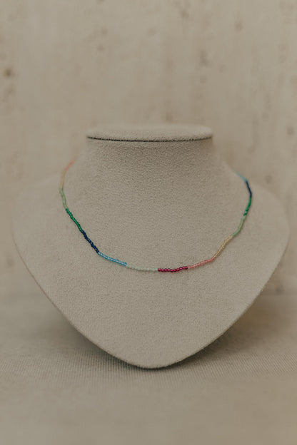 Colar Rainbow Cristal Dourado