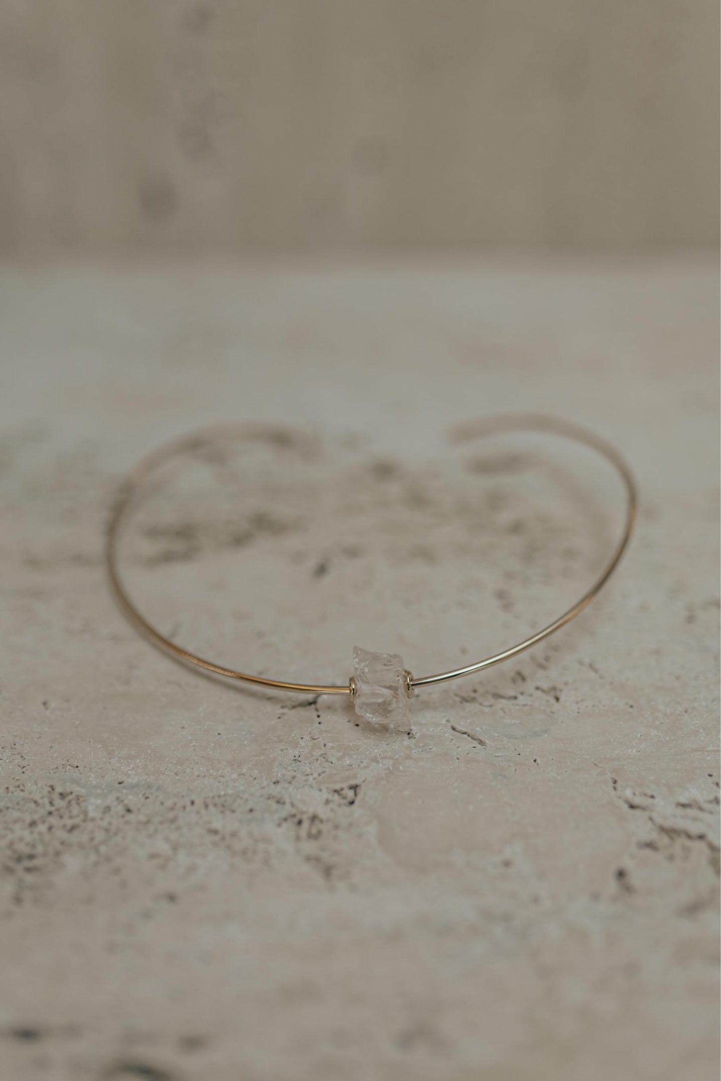 Choker Aro Pedras Naturais