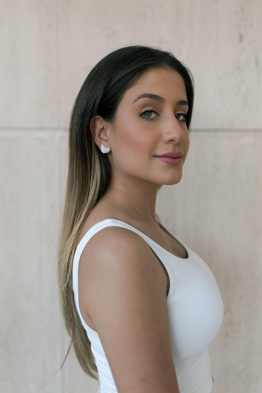 Brinco Ear Cuff Asas Prata 925 Ródio Branco