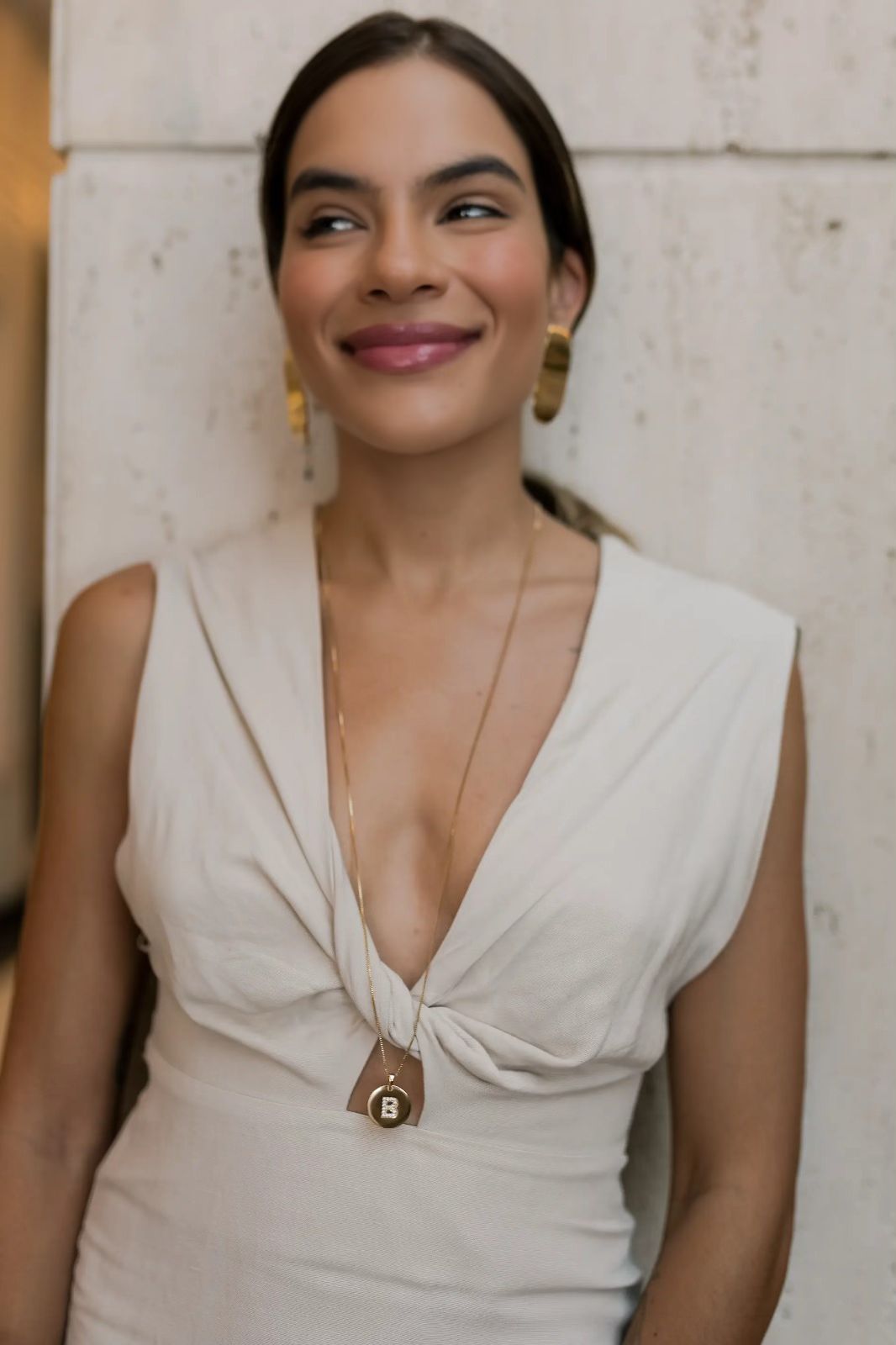 Brinco Prancha Escovado Dourado