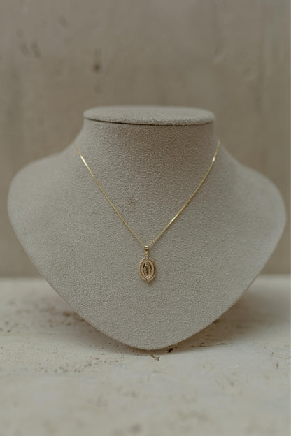 Colar Nossa Senhora das Graças Dourado