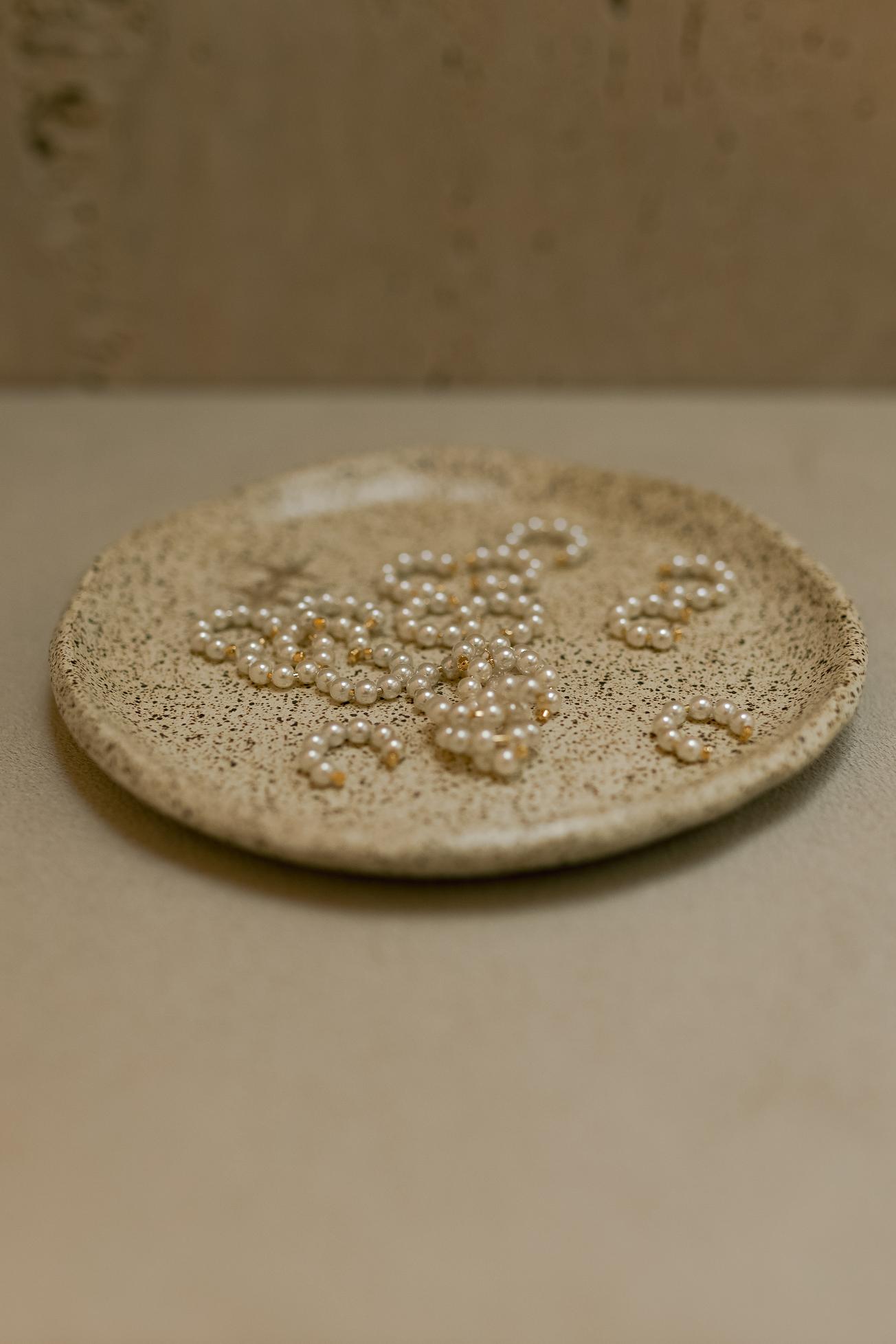 Piercing Fake Pérolas Dourado