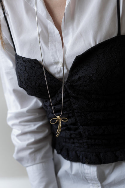 Colar Longo Laço Mix de Banhos