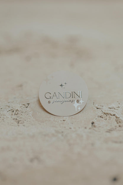 Brinco Mini Bolinha Baby Ródio Branco