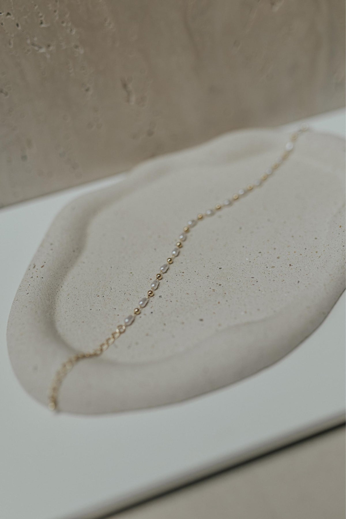 Tornozeleira Pérolas e Bolinhas Dourado