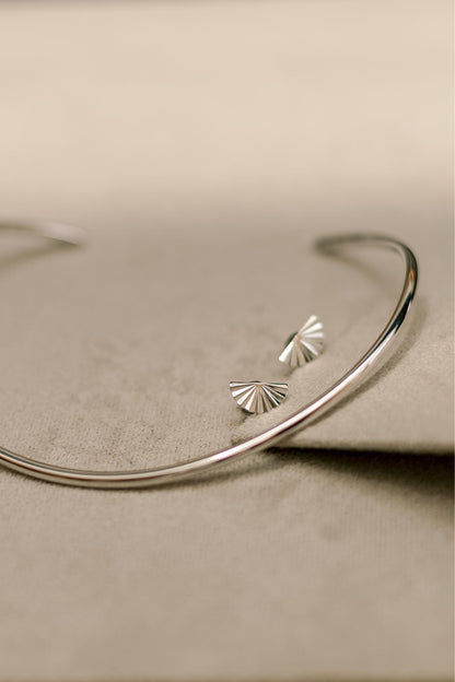 Choker Aro Tubo Liso Ródio Branco