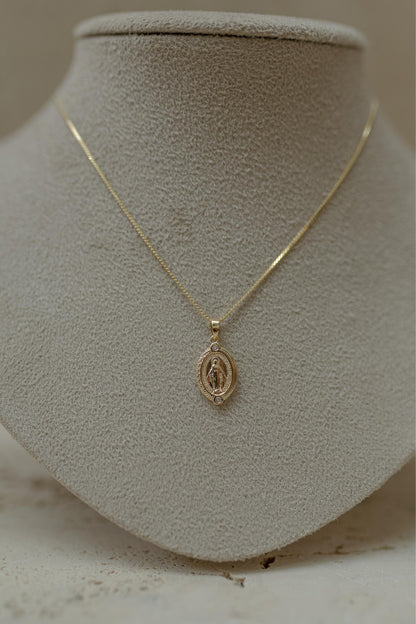 Colar Nossa Senhora das Graças Dourado