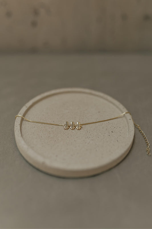 Pulseira Filhos Dourado