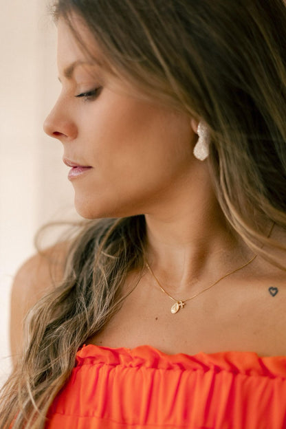 Colar Nossa Senhora Aparecida Cruz Cravejada Dourado